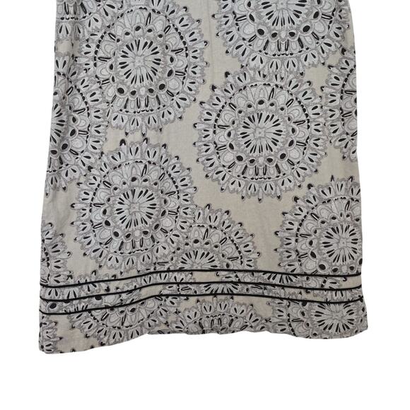 Aventura Womens Linen Blend Dress Size 12 V-Neck Sleeveless Mandala Print Boho - Picture 3 of 7